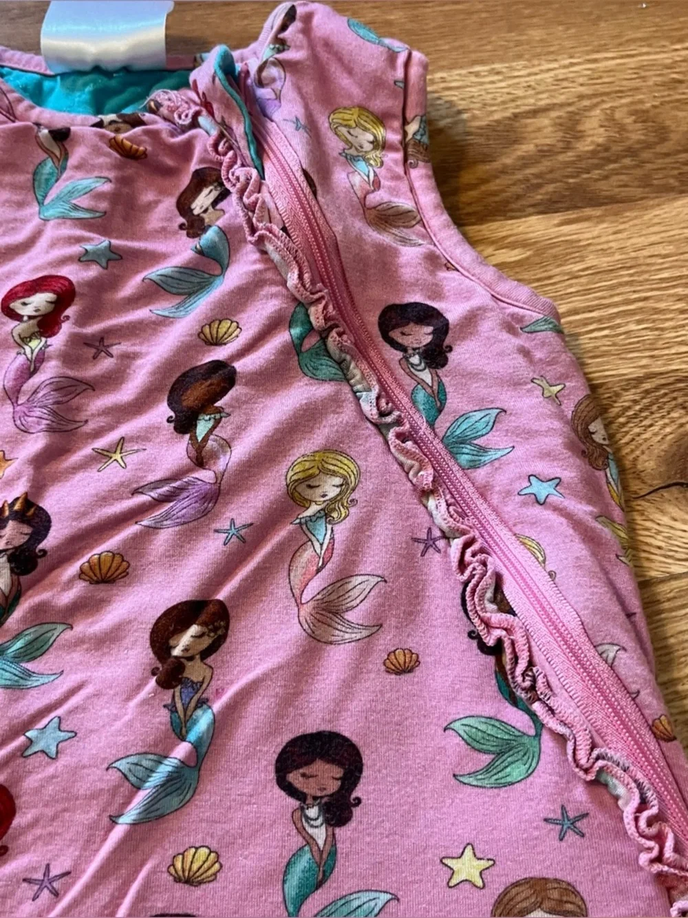 Posh Peanut Sleep Sack Pink Mermaid Size 6-18 month
